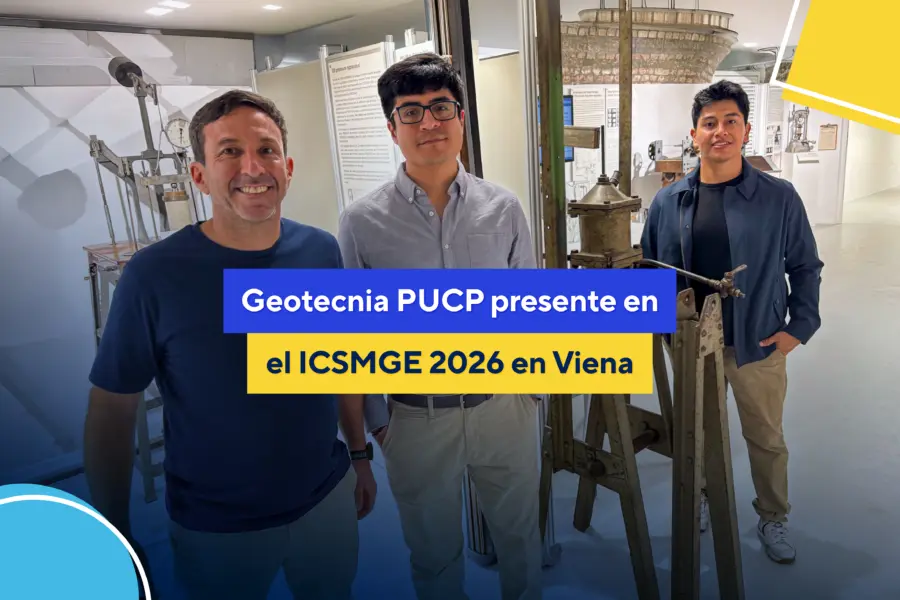 Geotecnia PUCP presente en el ICSMGE 2026 en Viena